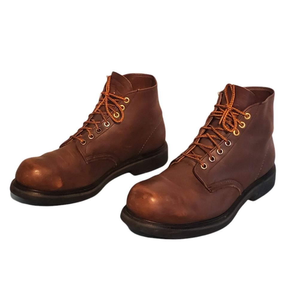 Vintage Red Wing Lace-Up Ankle Boots Men's Size 11B, Made In USA - Picture 2 of 11